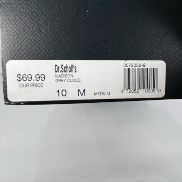 Dr. Scholl’s Madison Grey Cloud Slip On Microfiber Sneaker 10 NEW - Picture 16 of 16